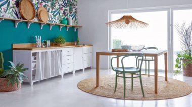 Style bohème pour une cuisine