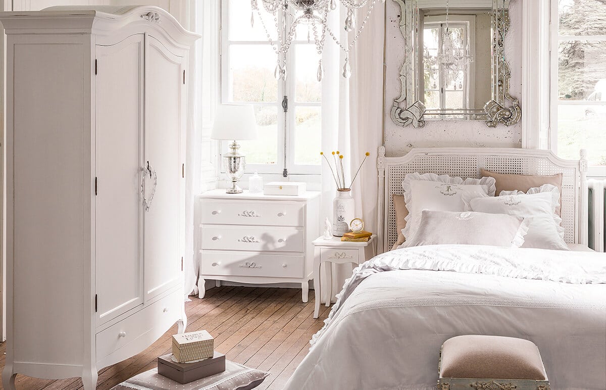 Style campagne/classique pour une chambre