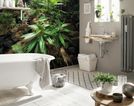 Style feuillage bain Décoday