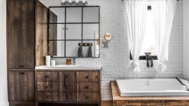 Inspiration style industriel salle de bain
